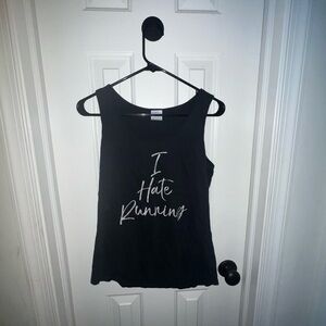 I hate running tank top